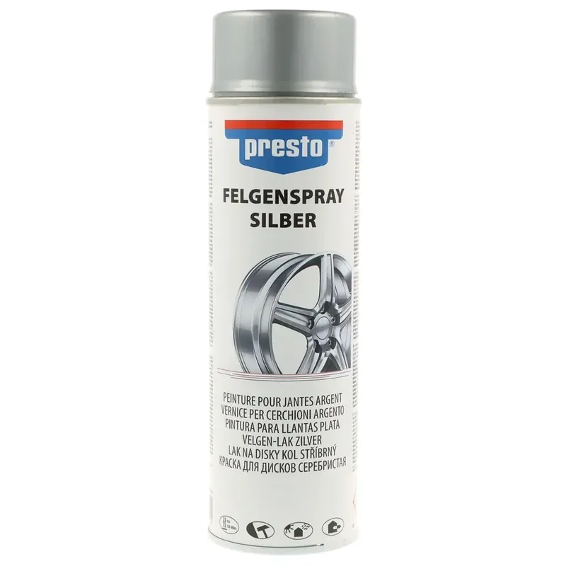 Super-Preis Felgenlack, Farbe Silber, 500 ml
